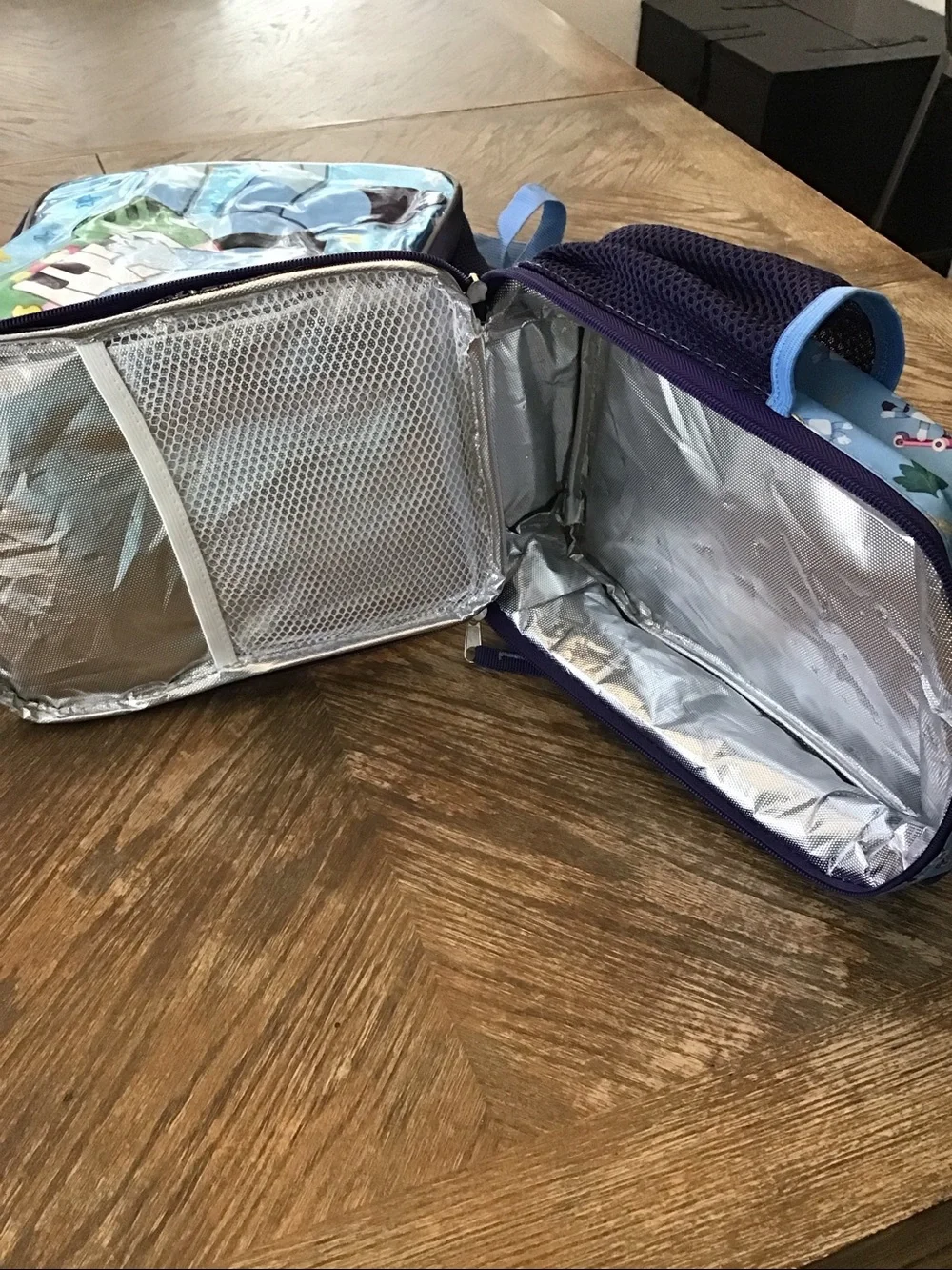 Bluey backpack full size, and lunch box